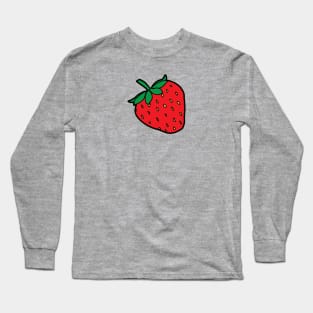 Strawberry Pattern Long Sleeve T-Shirt